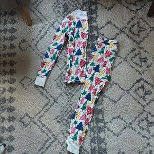 Old Navy Festive Tree Pajama Set - Multicolor